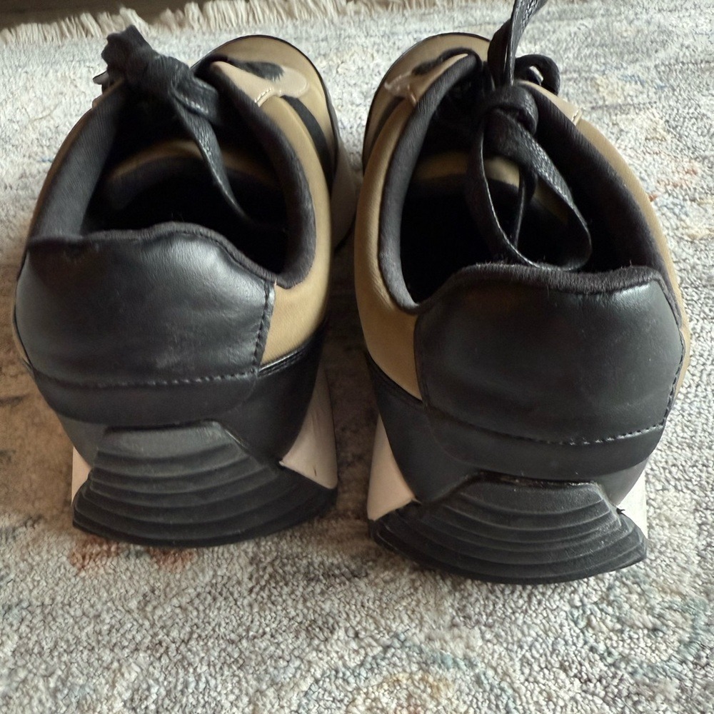 Dolce Vita Women's Bettie Sneaker Olive Taupe Black White Chunky Sole Size 10 - Picture 7 of 8